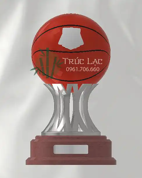 Thiết kế của mẫu cúp vô địch bóng rổ cao 20cm
