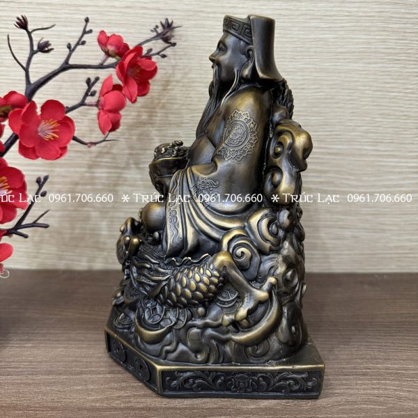 Ông Thần tài cao 20 cm bằng đồng