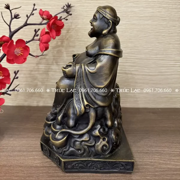 Ông Thổ Địa cao 20cm bằng đồng