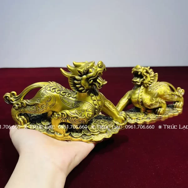 Kim Tỳ Hưu Chiêu Tài cao 11cm