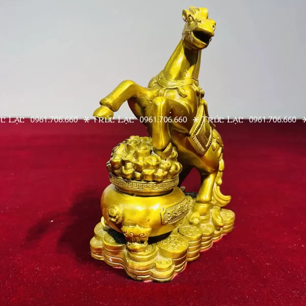 Kim mã chiêu tài lộc C18cm