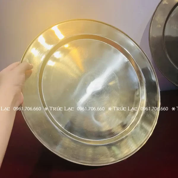 Mâm đường kính 52cm bằng đồng