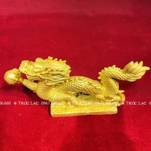 Tượng Kim Long Hộ Pháp cao 12cm