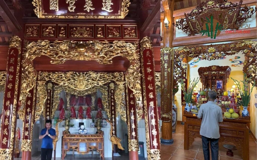 Đồ đồng trong kiến trúc cổ Việt Nam: Vẻ đẹp bền vững của văn hóa dân tộc 5 đồ đồng, câu đối, nhà thờ