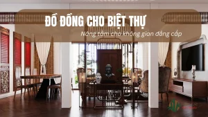 đồ đồng, trang trí biệt thự