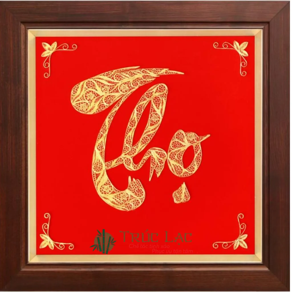 Nguồn gốc và ý nghĩa chữ Thọ (寿) 1 chữ Thọ