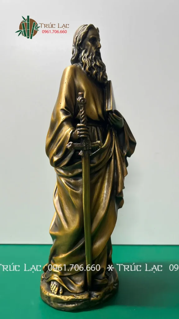Tượng Thánh Phaolô Tông đồ cao 28cm