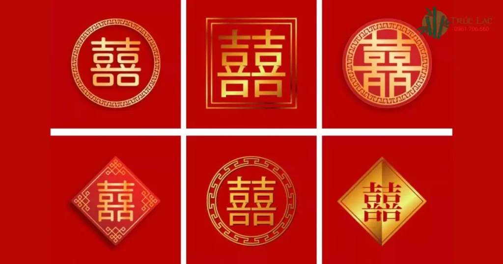 Nguồn gốc và ý nghĩa Chữ Hỷ (喜) 2 Chữ Hỷ