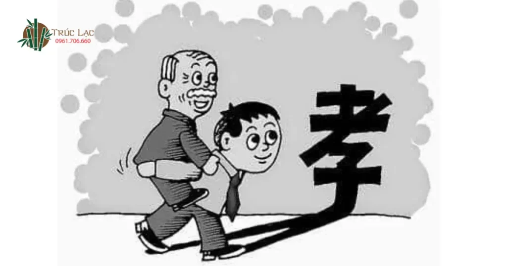 Nguồn gốc và ý nghĩa Chữ Hiếu (孝) 1 Chữ Hiếu