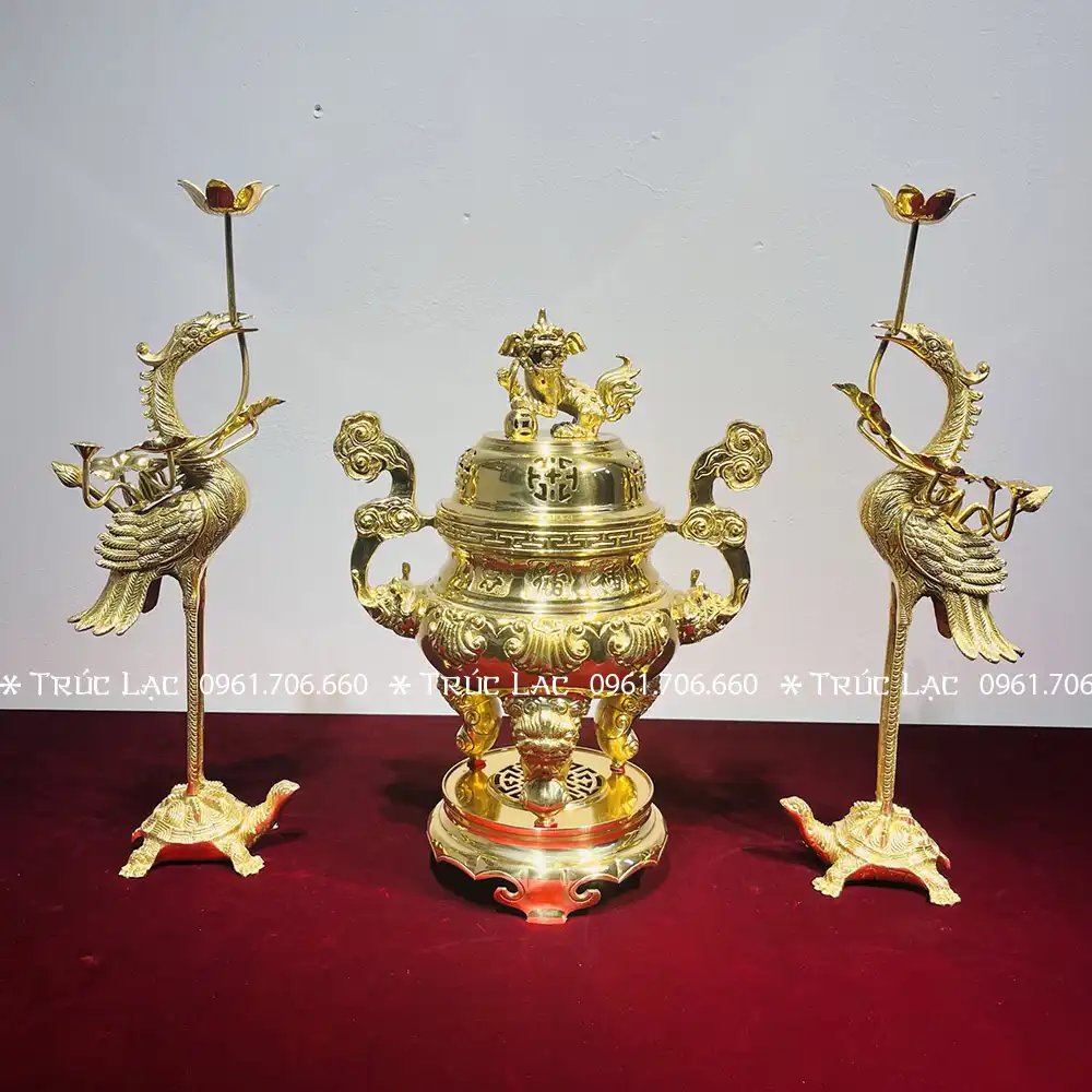 Bộ Tam Sự đồ thờ 2 Tam Sự