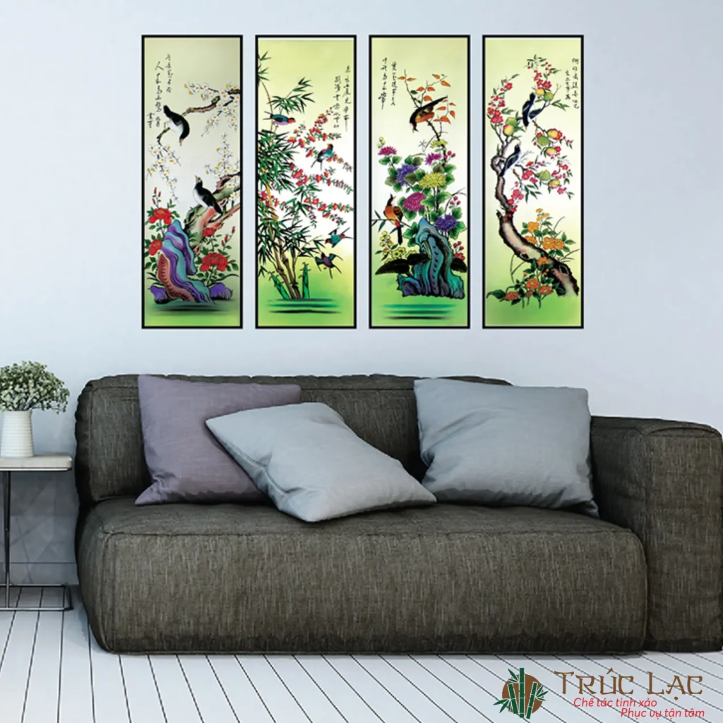Tứ Quý: Tùng - Cúc - Trúc - Mai 2 Tứ quý: Tùng-Cúc-Trúc-Mai