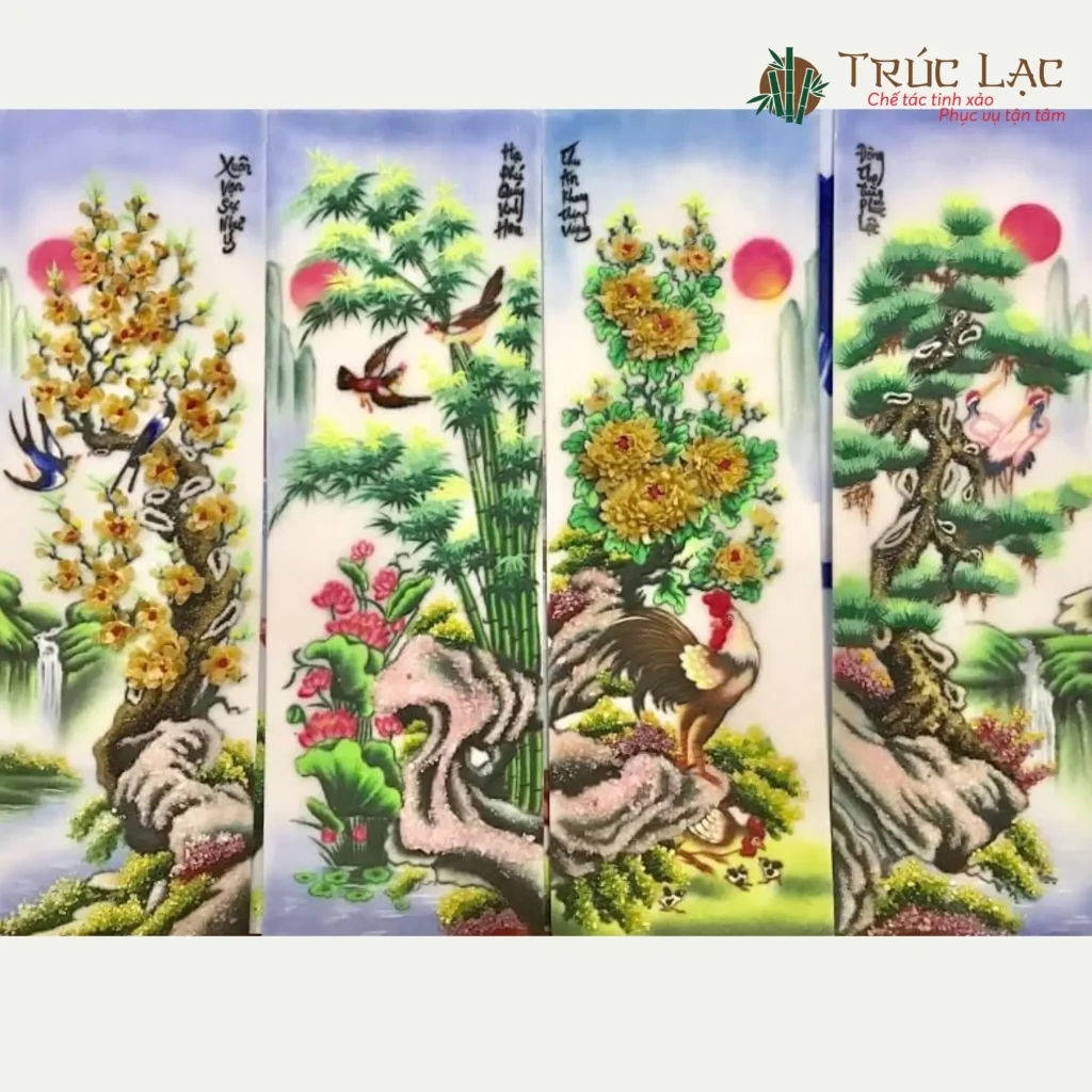 Tứ Quý: Tùng - Cúc - Trúc - Mai 1 Tứ quý: Tùng-Cúc-Trúc-Mai